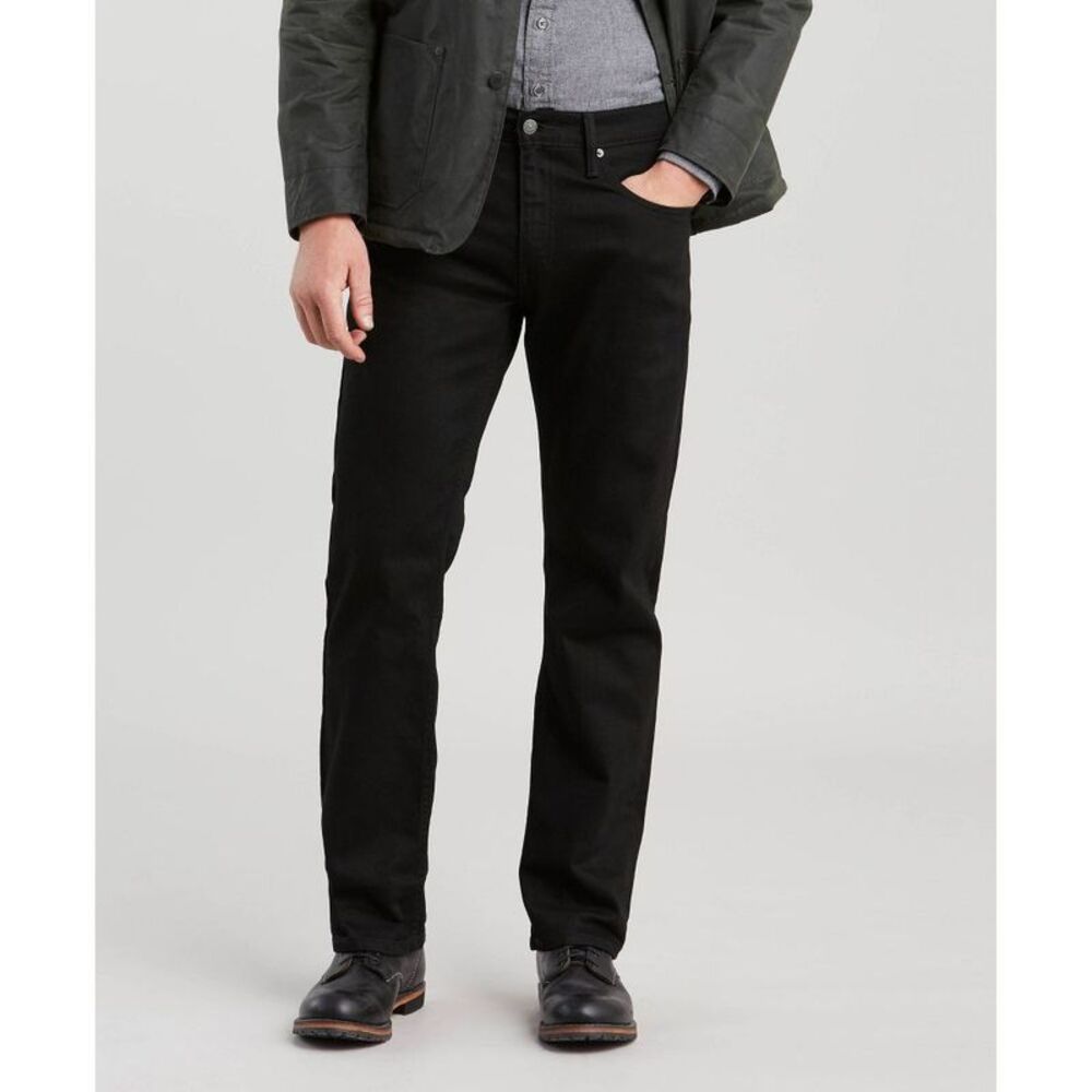 Levi's Men's 559 Mid-Rise Relaxed Fit Straight Jeans - Black 33x32